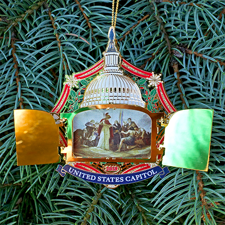 2019 US Capitol Hinged Door and Mural Ornament